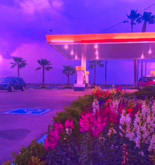 gas station