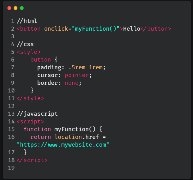 example of using an onclick Javascript function to activate a button